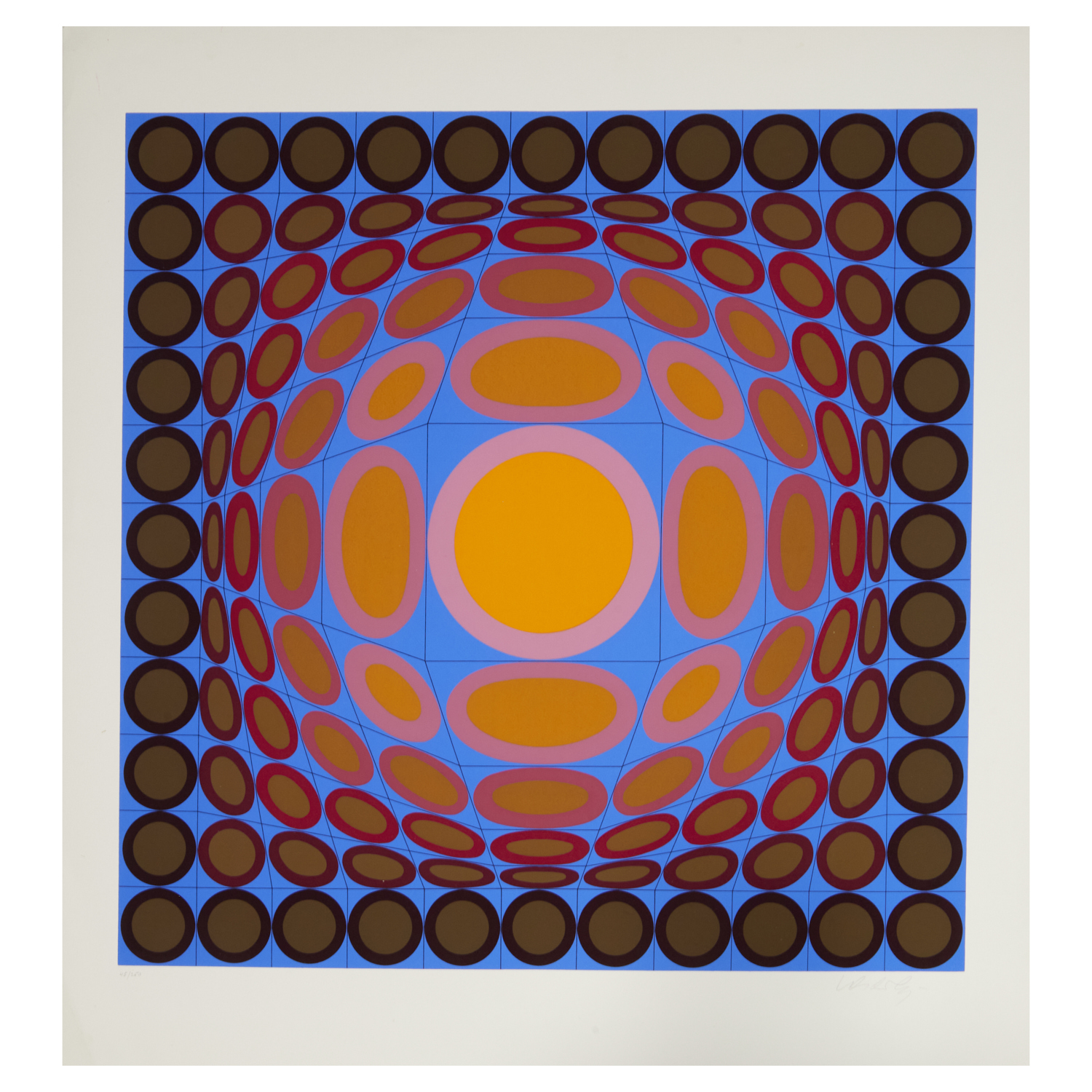 VICTOR VASARELY SIGNED SERIGRAPH 360bb5