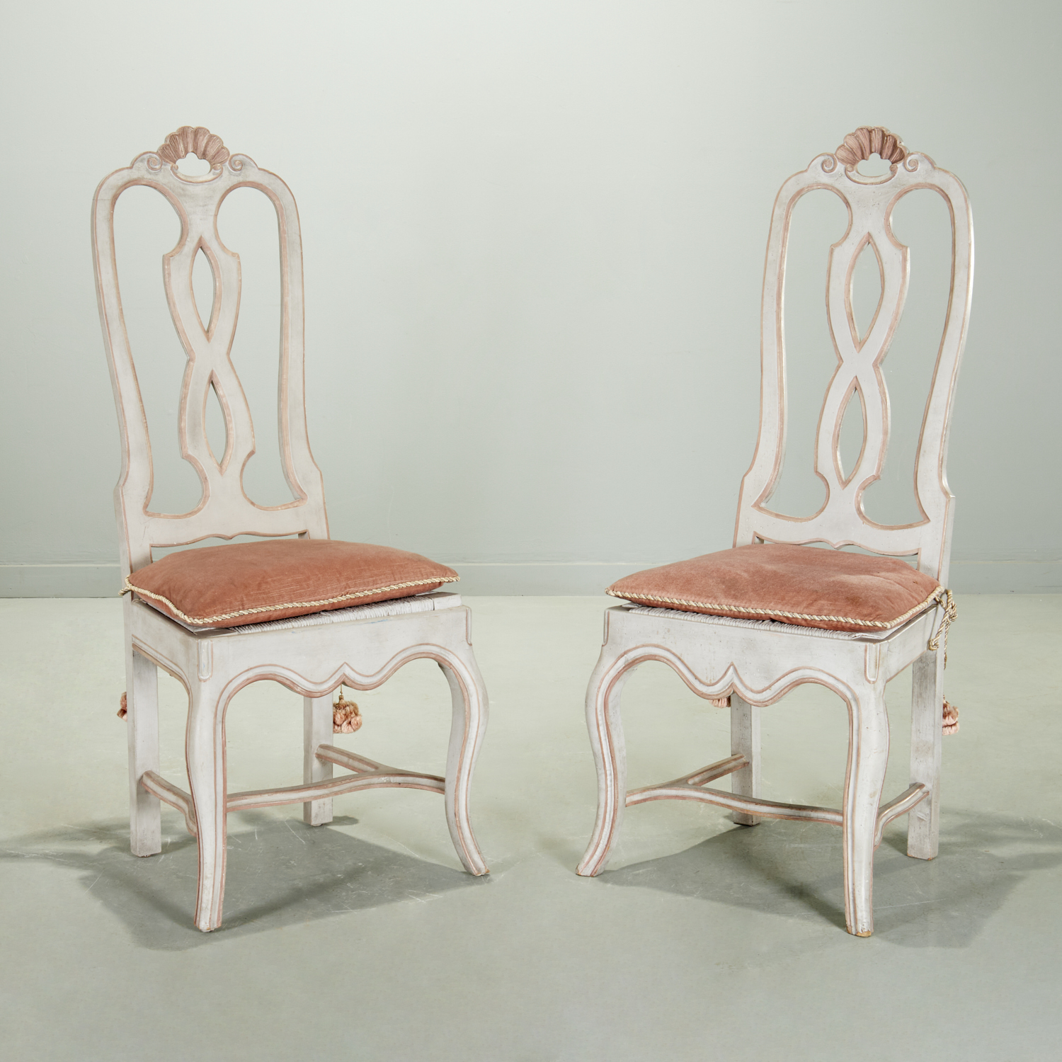 PAIR ITALIAN ROCOCO STYLE PAINTED 360bb6