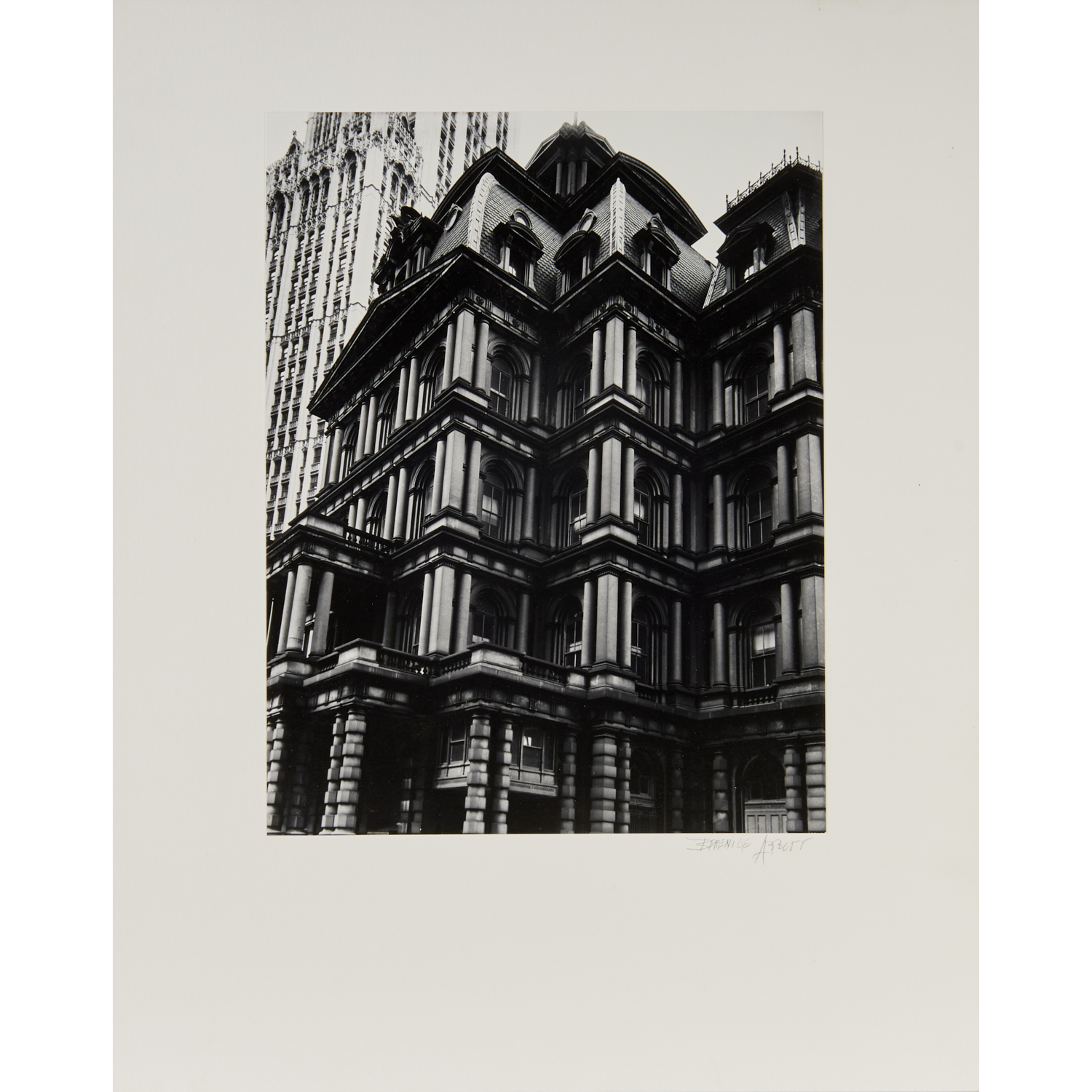 BERENICE ABBOTT SIGNED PHOTOGRAPH 360c5b