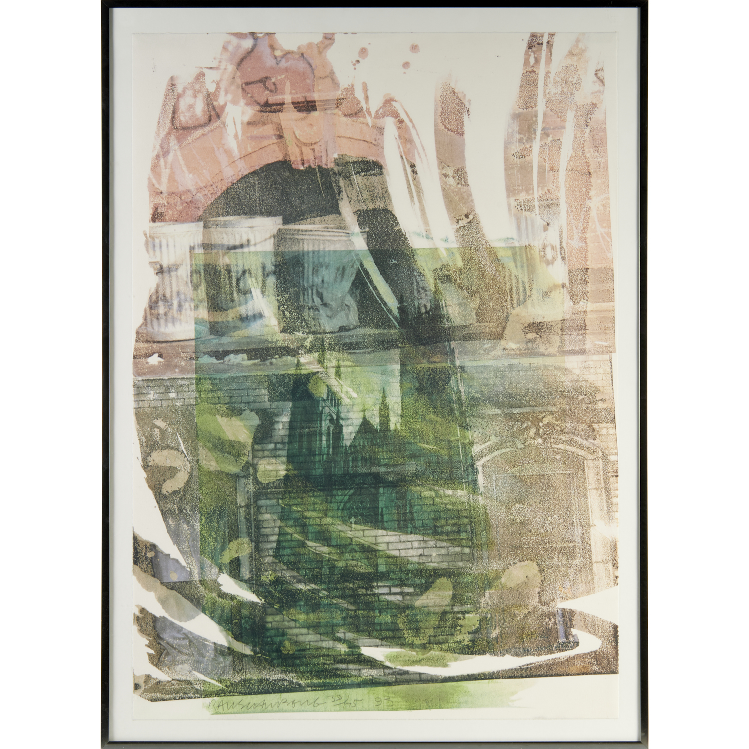 ROBERT RAUSCHENBERG COLOR LITHOGRAPH  360c94