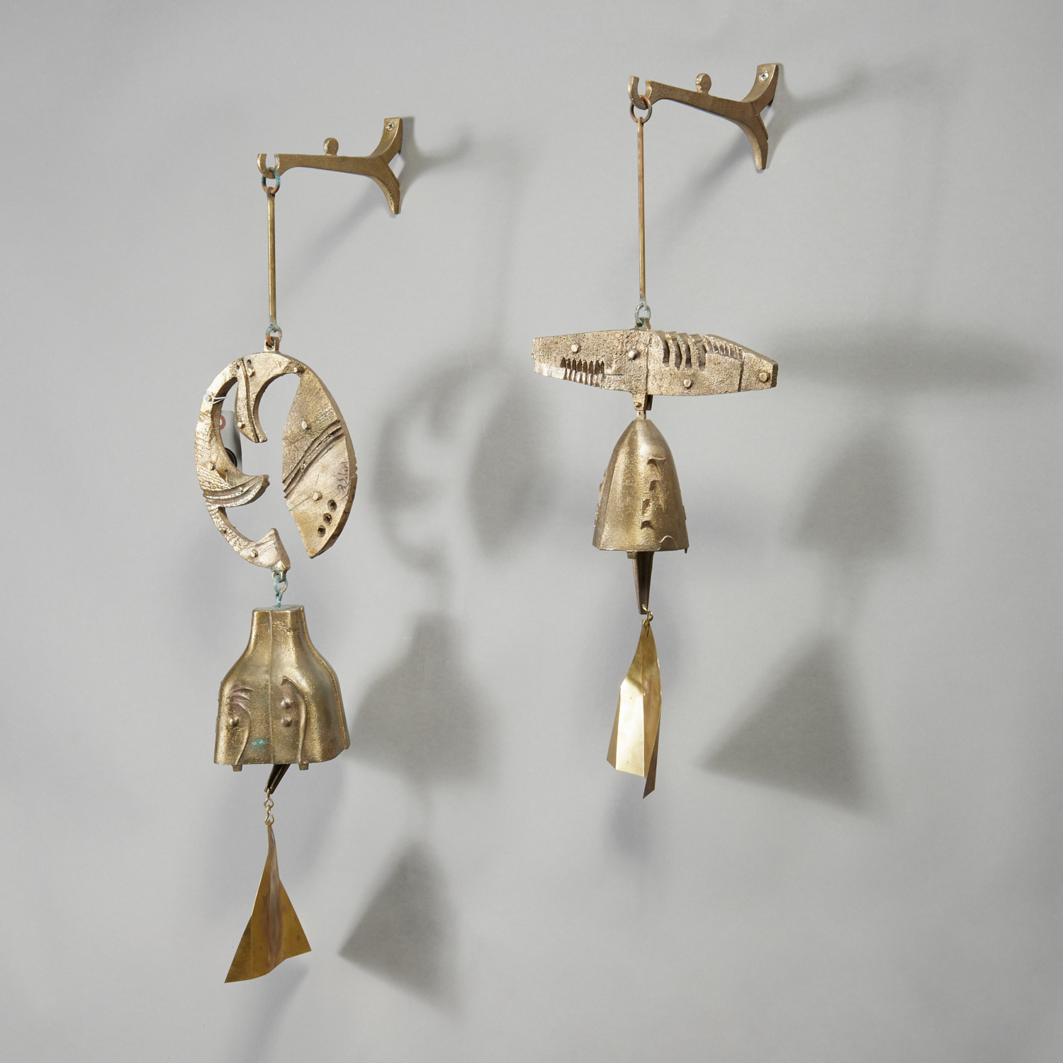 PAOLO SOLERI, (2) NEW/VINTAGE WINDBELLS