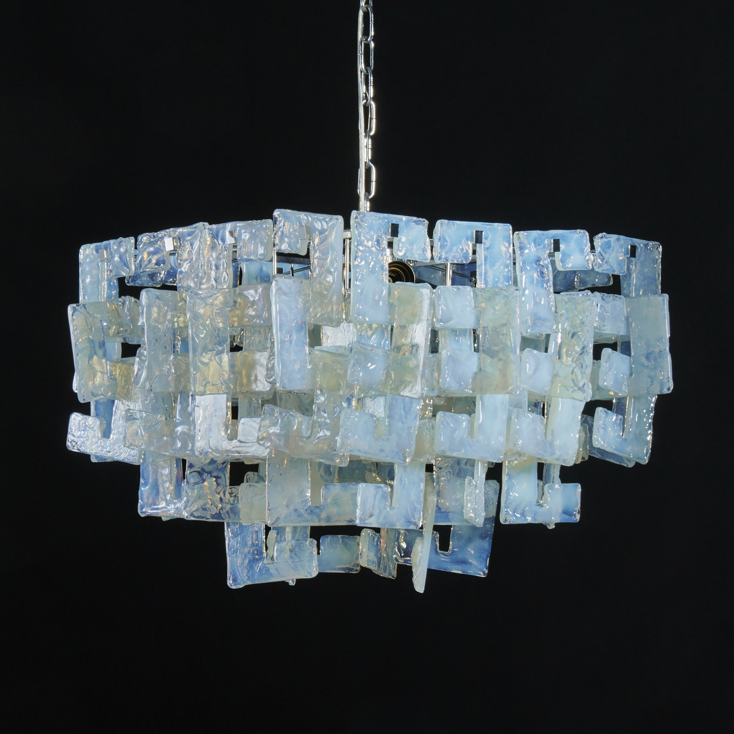 CARLO NASON FOR MAZZEGA LINK CHANDELIER 360d53