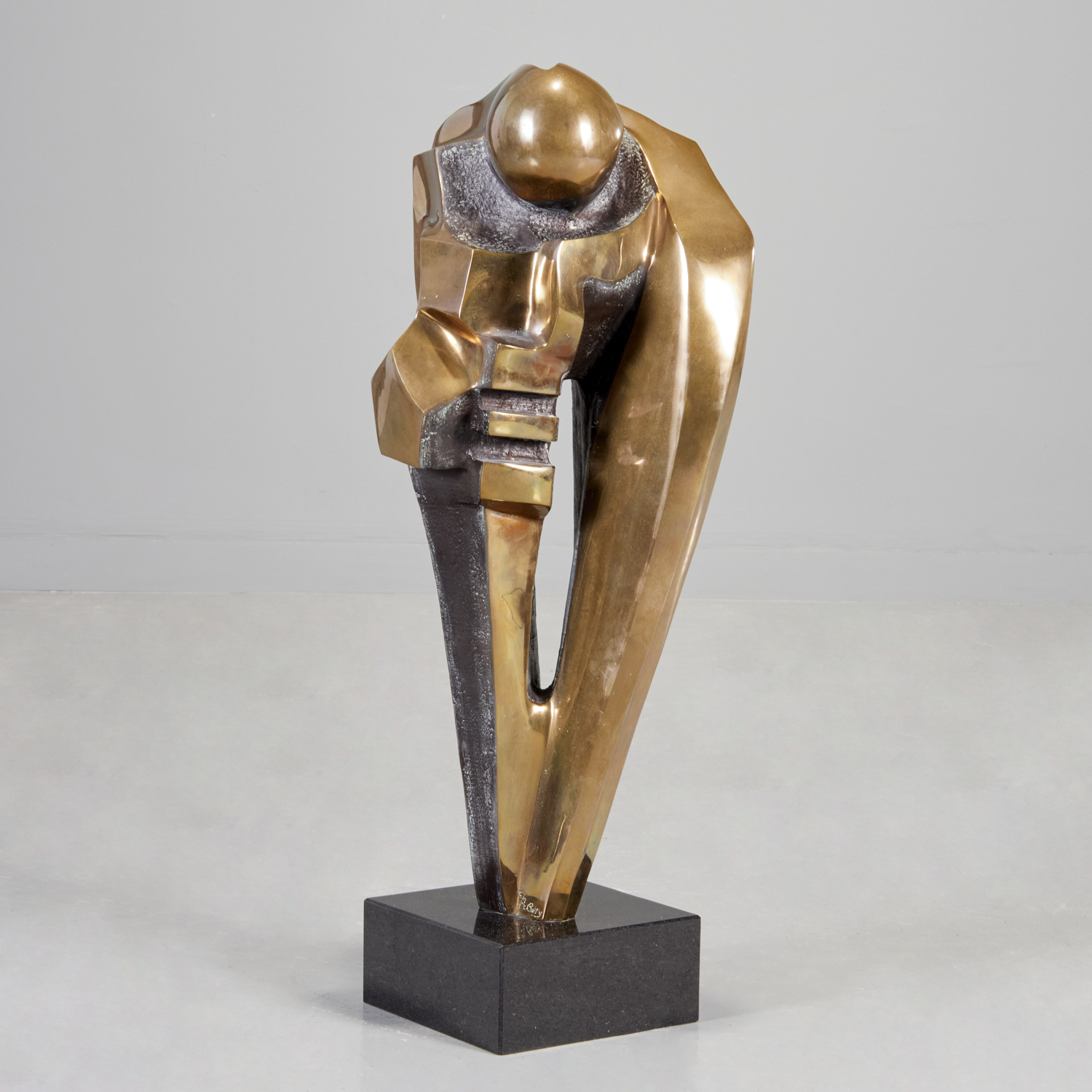 ROBERT BERY, GILT BRONZE SCULPTURE