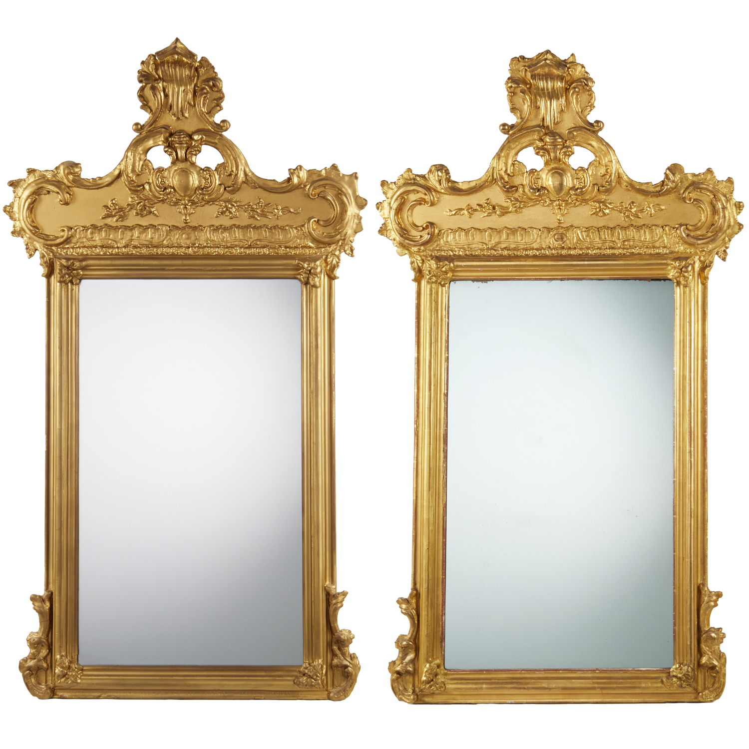 PAIR CONTINENTAL ROCOCO GILTWOOD 360dd2