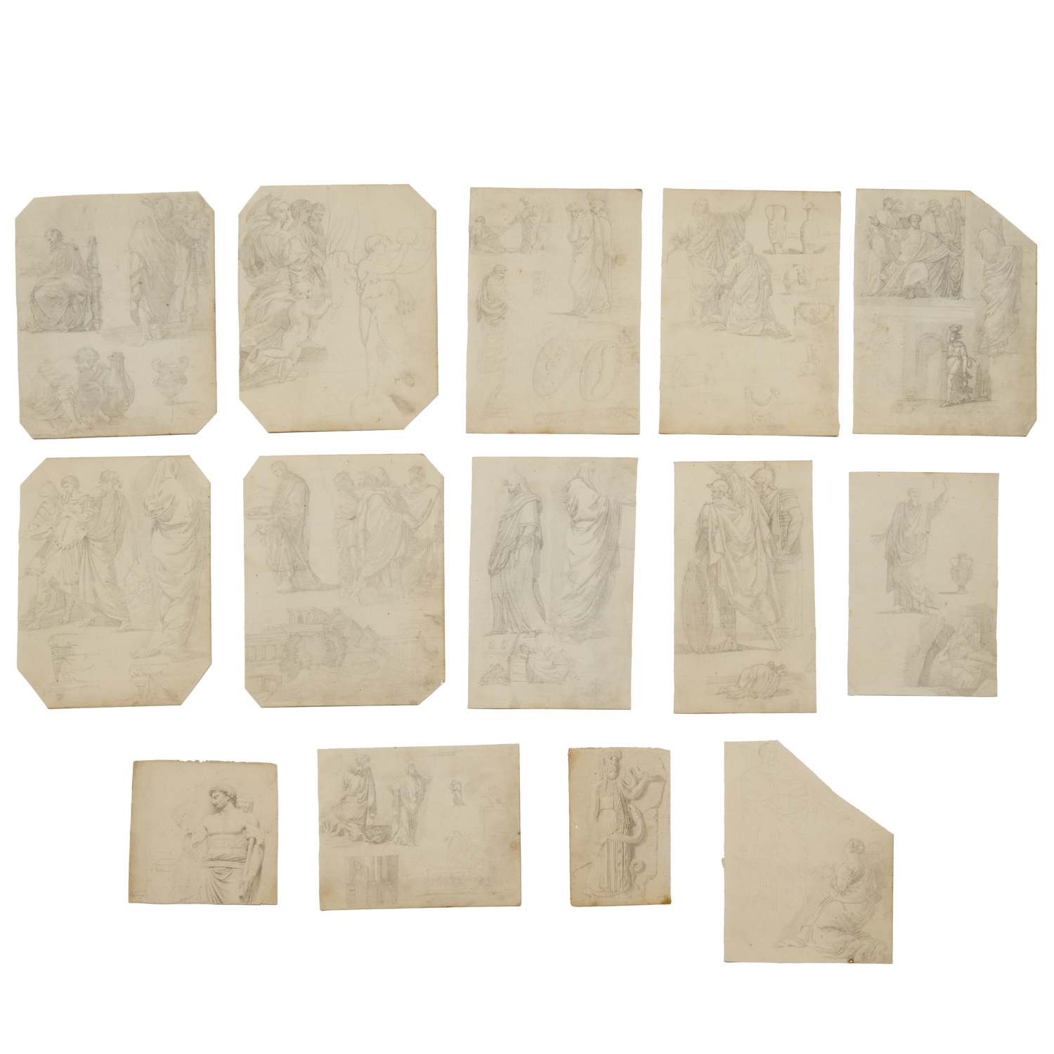 COLLECTION 14 CLASSICAL DRAWINGS 360def