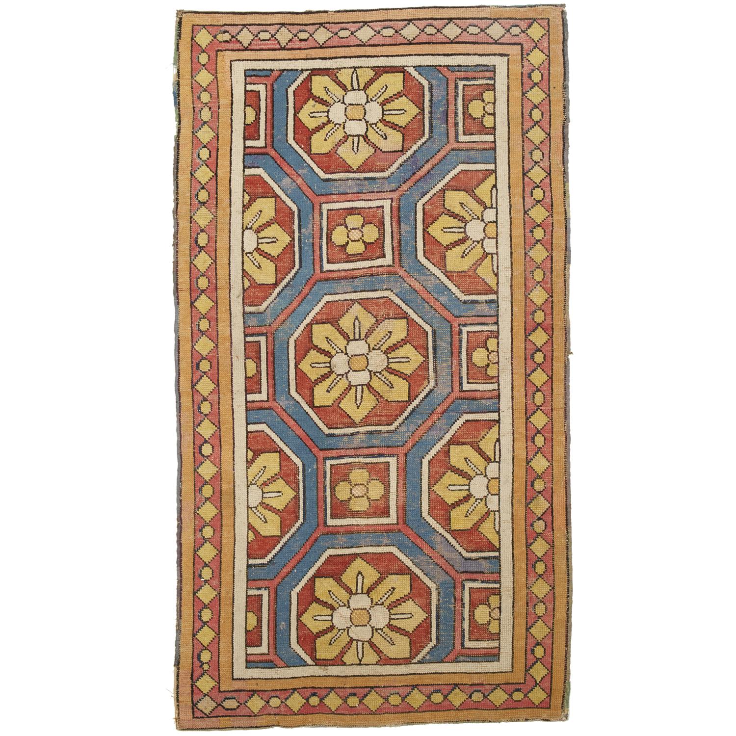 ANTIQUE SPANISH CARPET 19th c.,