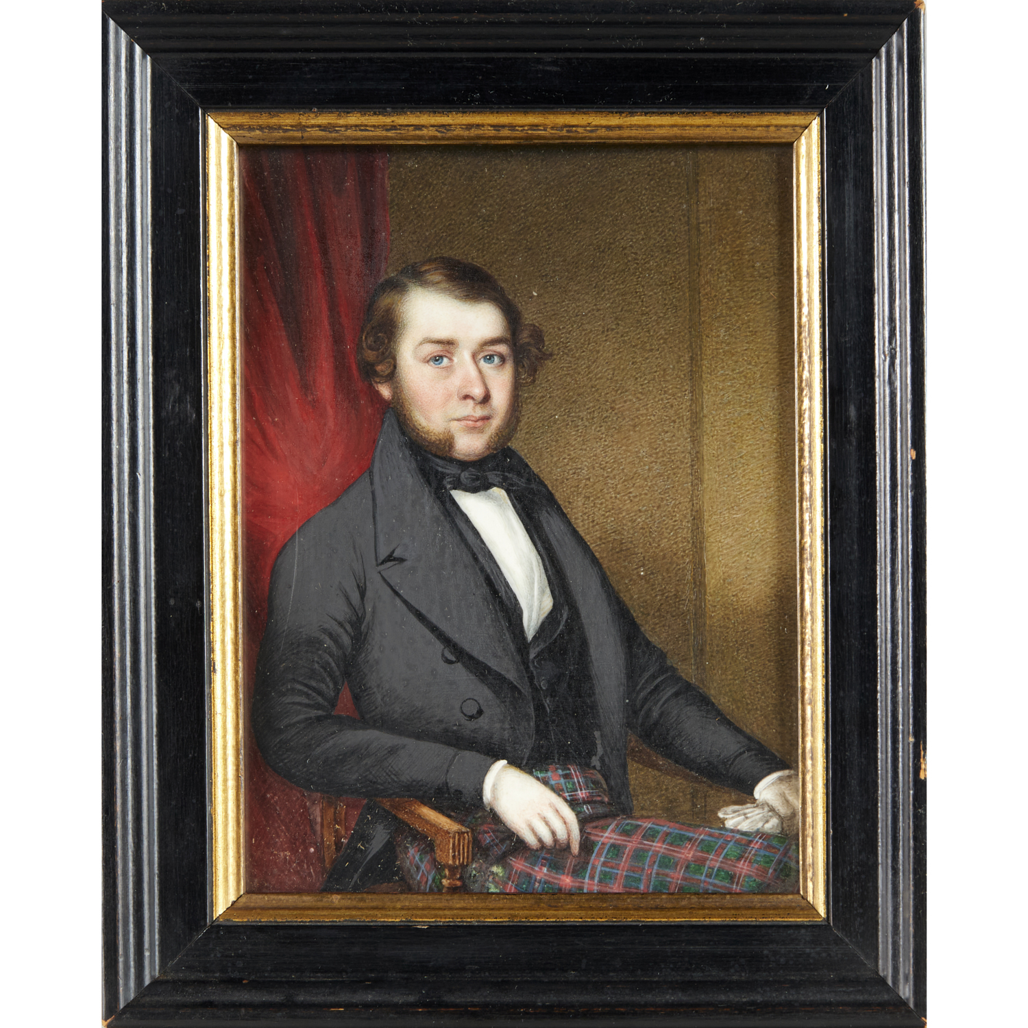 SCOTTISH SCHOOL, FINE PORTRAIT MINIATURE