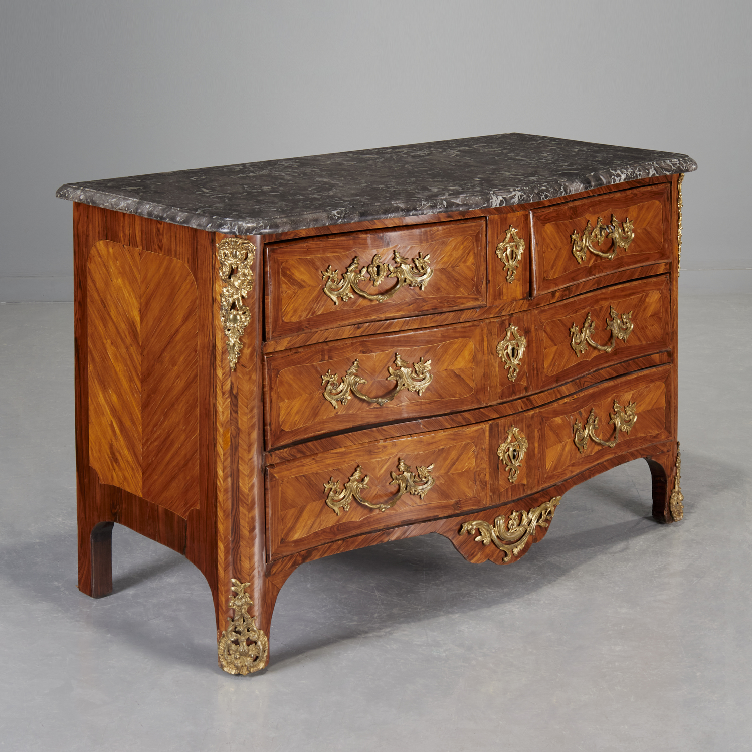 LOUIS XVI MARQUETRY COMMODE, SIGNED