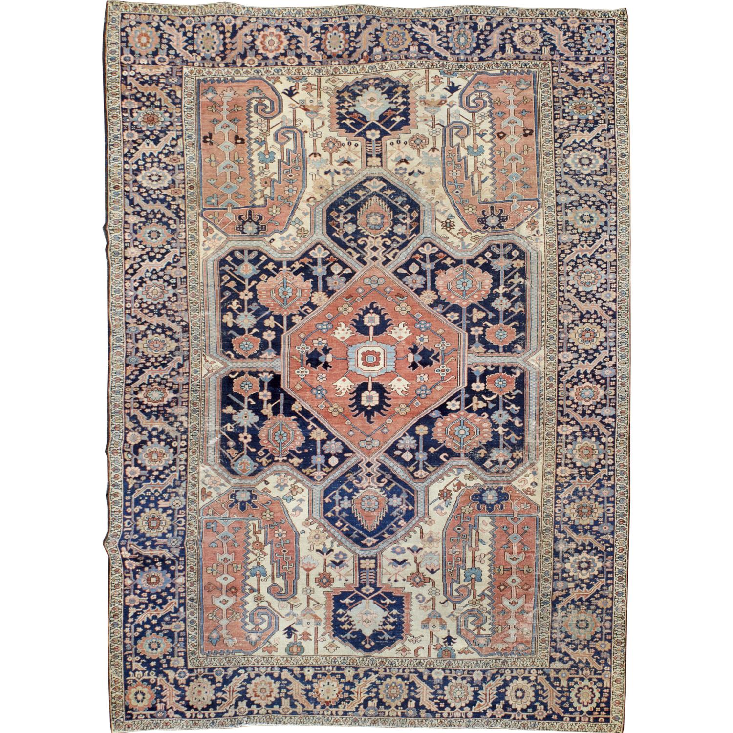 HERIZ CARPET 20th c., Persia, low