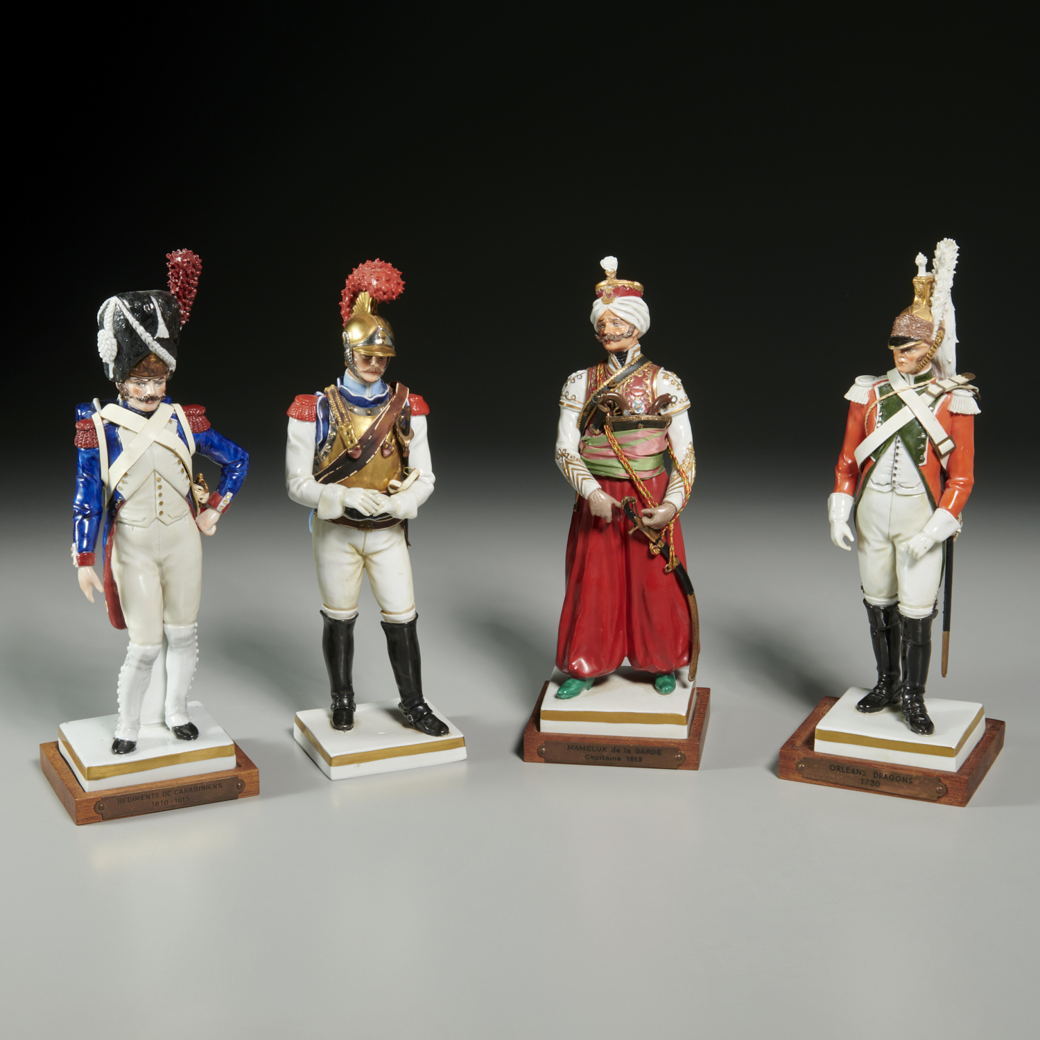 VAN GERDINGE, (4) NAPOLEONIC FIGURES