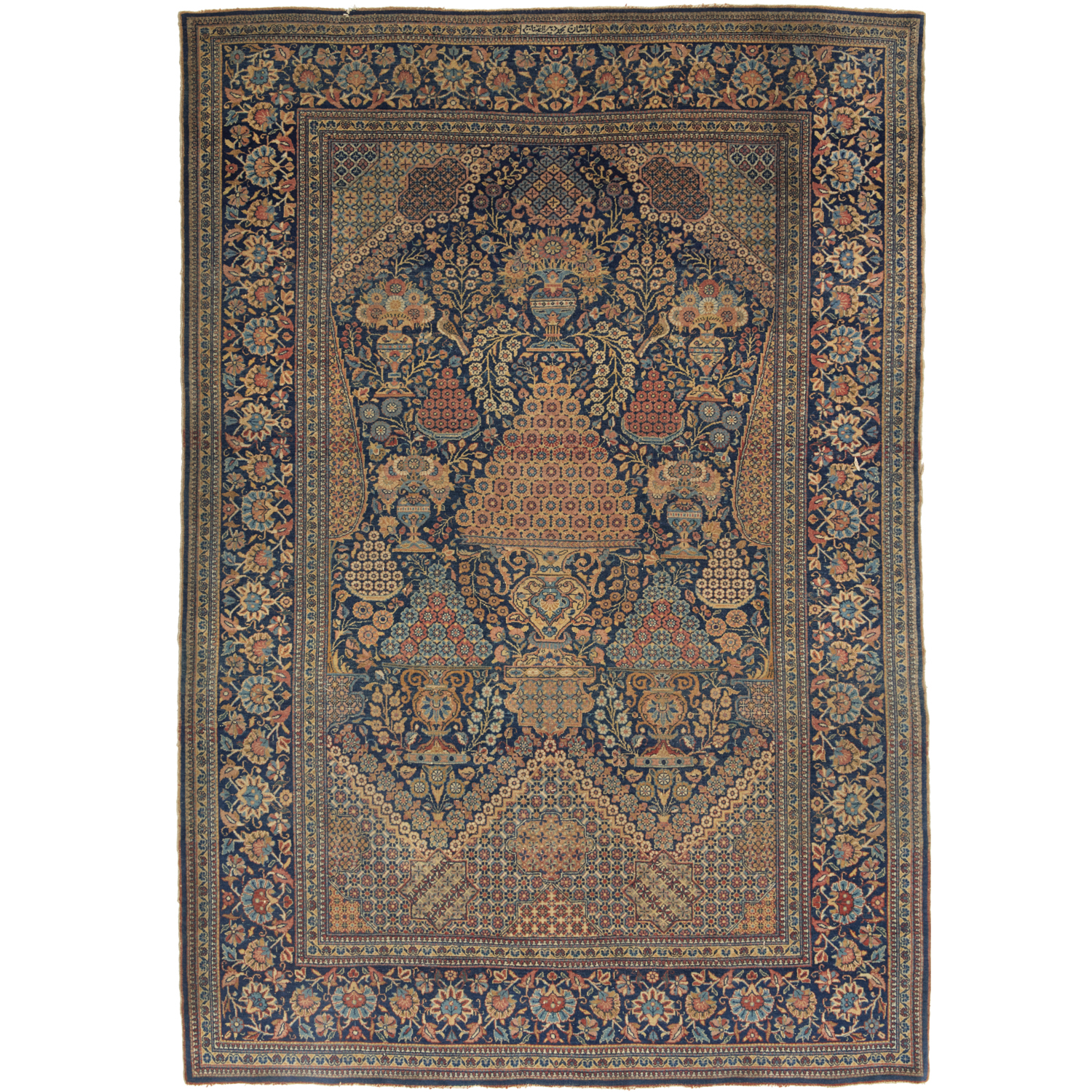 FINE TABRIZ CARPET 19th 20th Northwest 360ec4