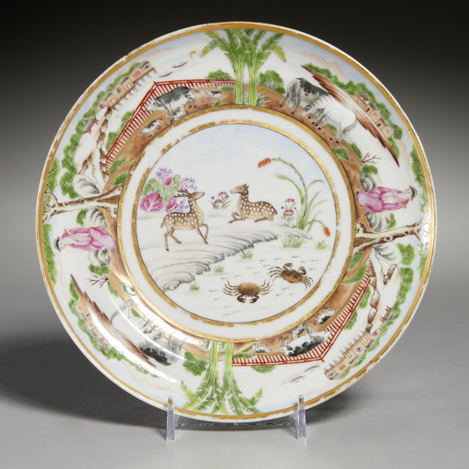 CHINESE EXPORT PORCELAIN 'MENAGERIE'