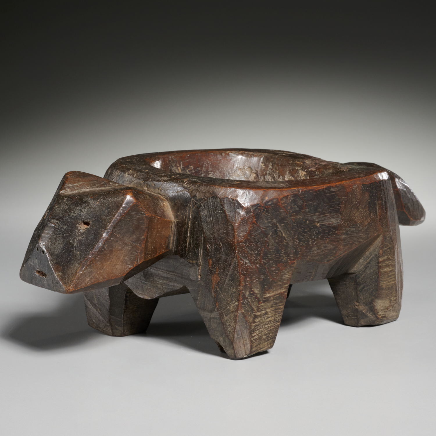 PHILIPPINE CEREMONIAL BEARCAT BOWL 360f86