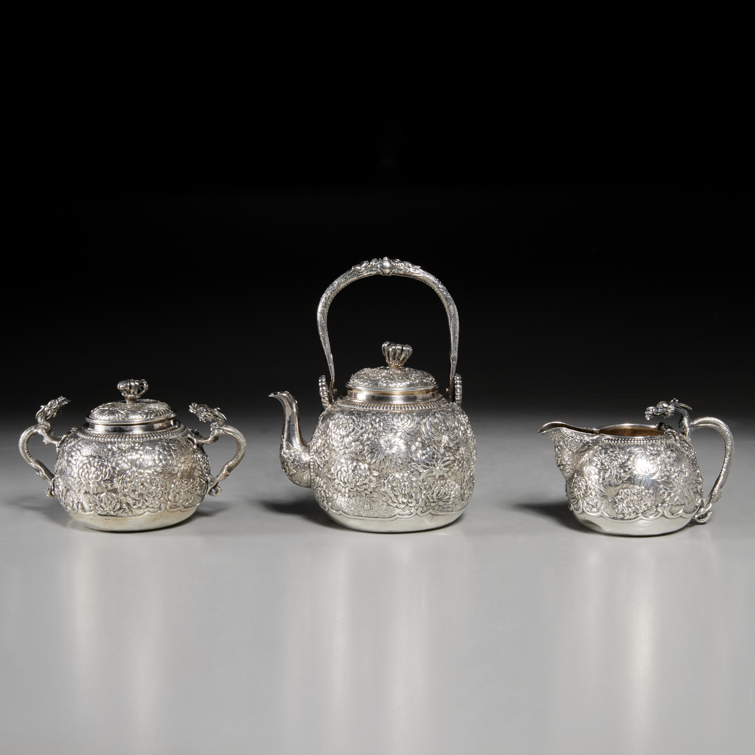 JAPANESE EXPORT 3-PIECE SILVER
