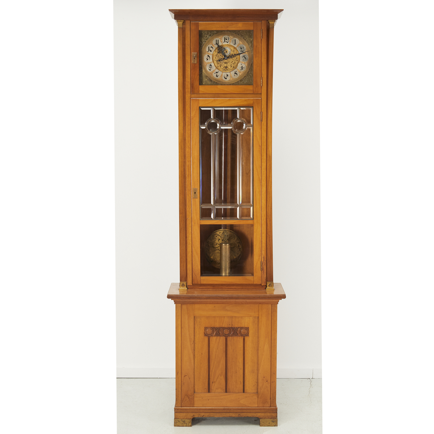 VIENNA SECESSIONIST TALL CASE CLOCK