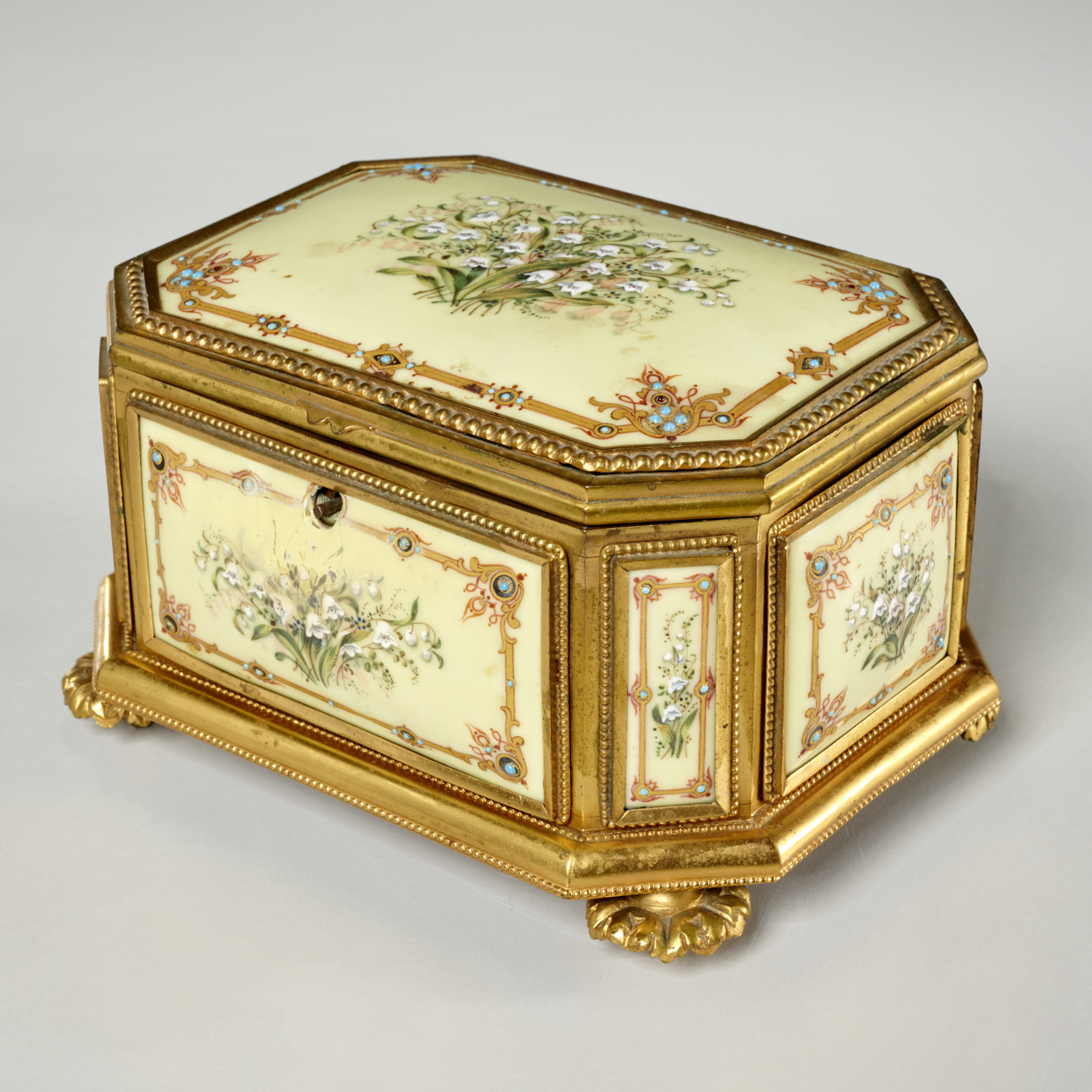 NAPOLEON III ENAMELED GILT METAL 361065