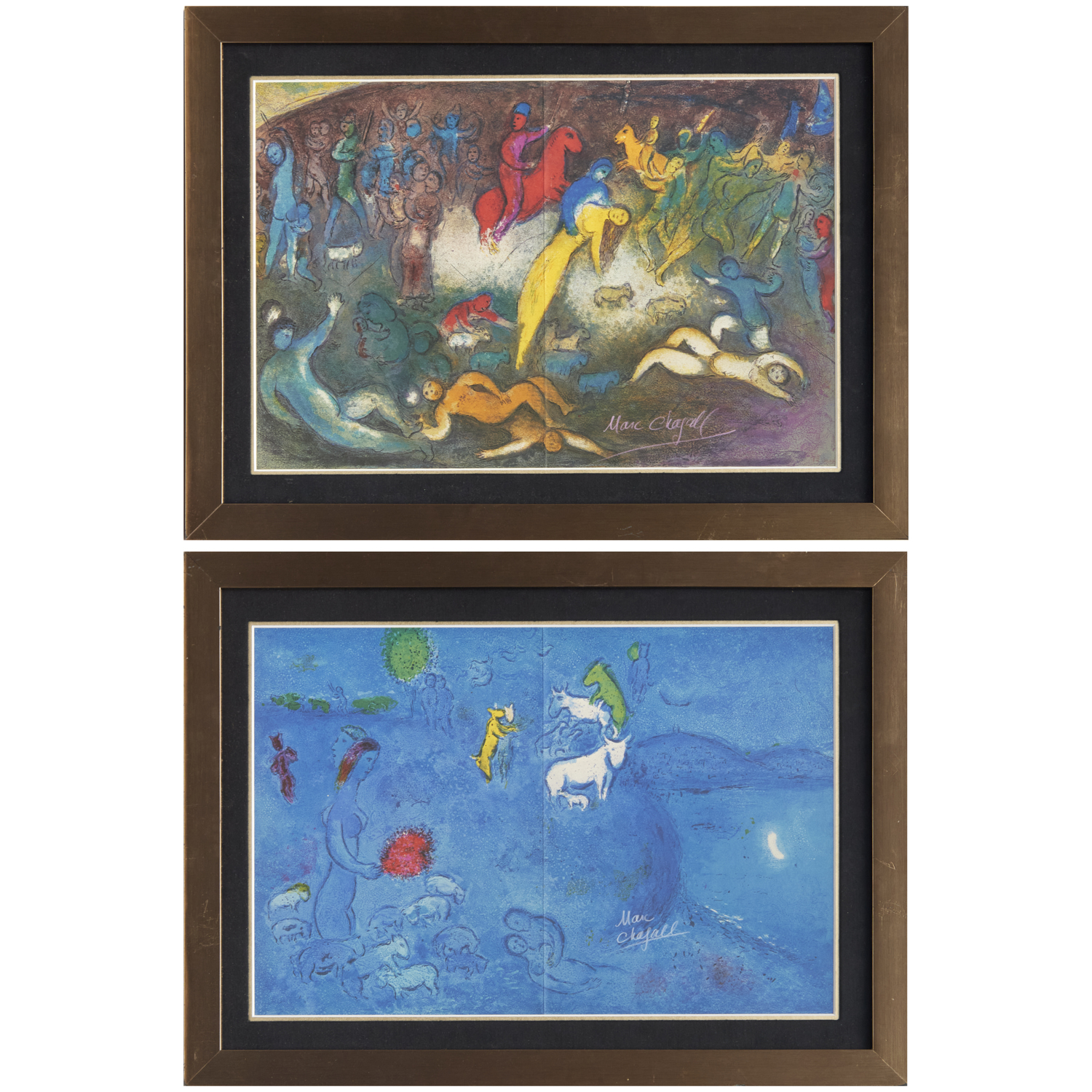 MARC CHAGALL PAIR OFFSET LITHOGRAPHS 361105