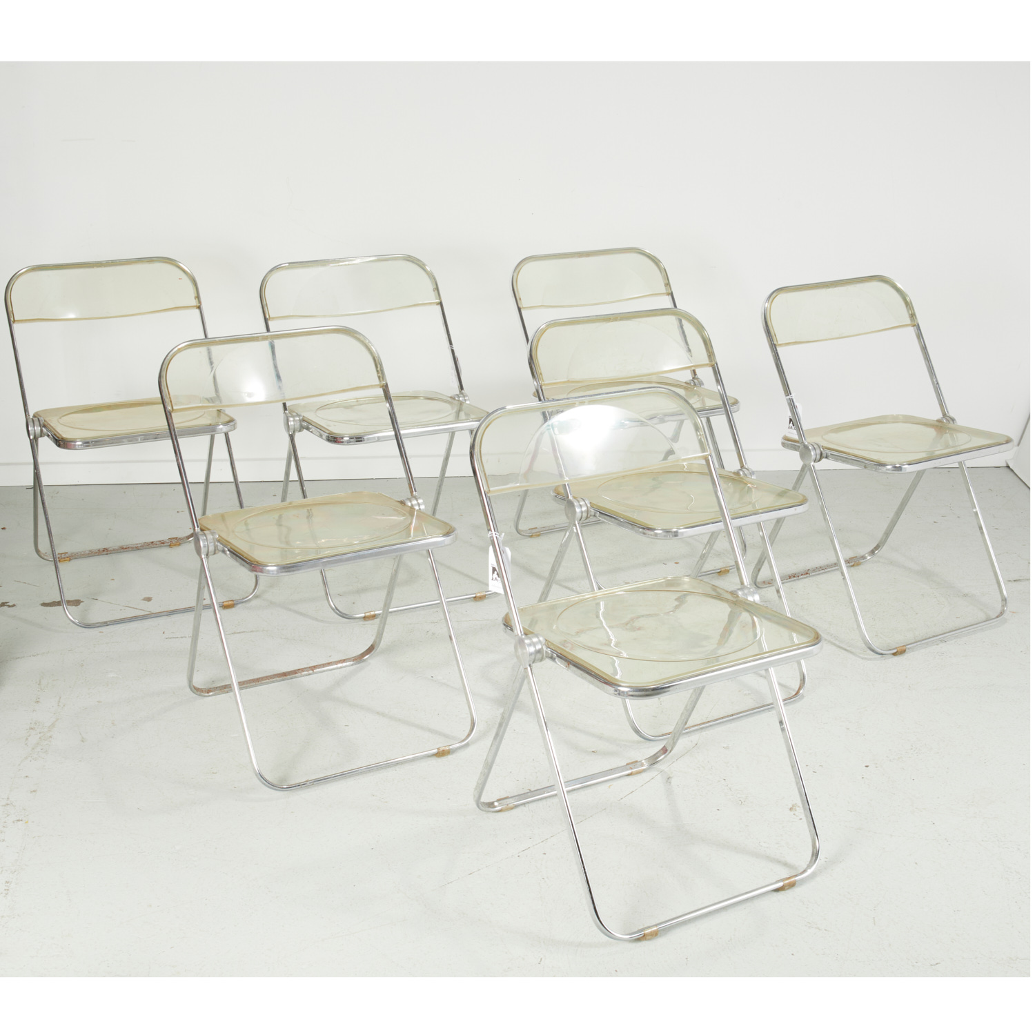 (7) CASTELLI "PLIA" FOLDING CHAIRS