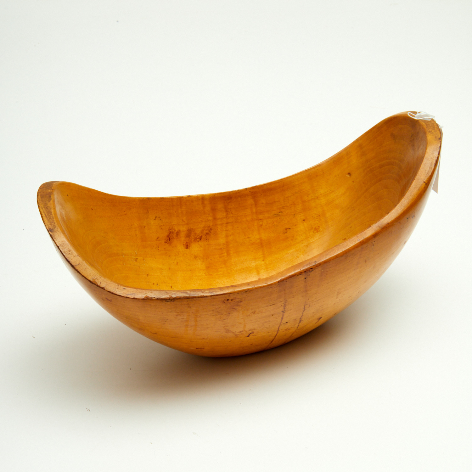 AMERICAN STUDIO, BLONDE WOOD BOWL c.