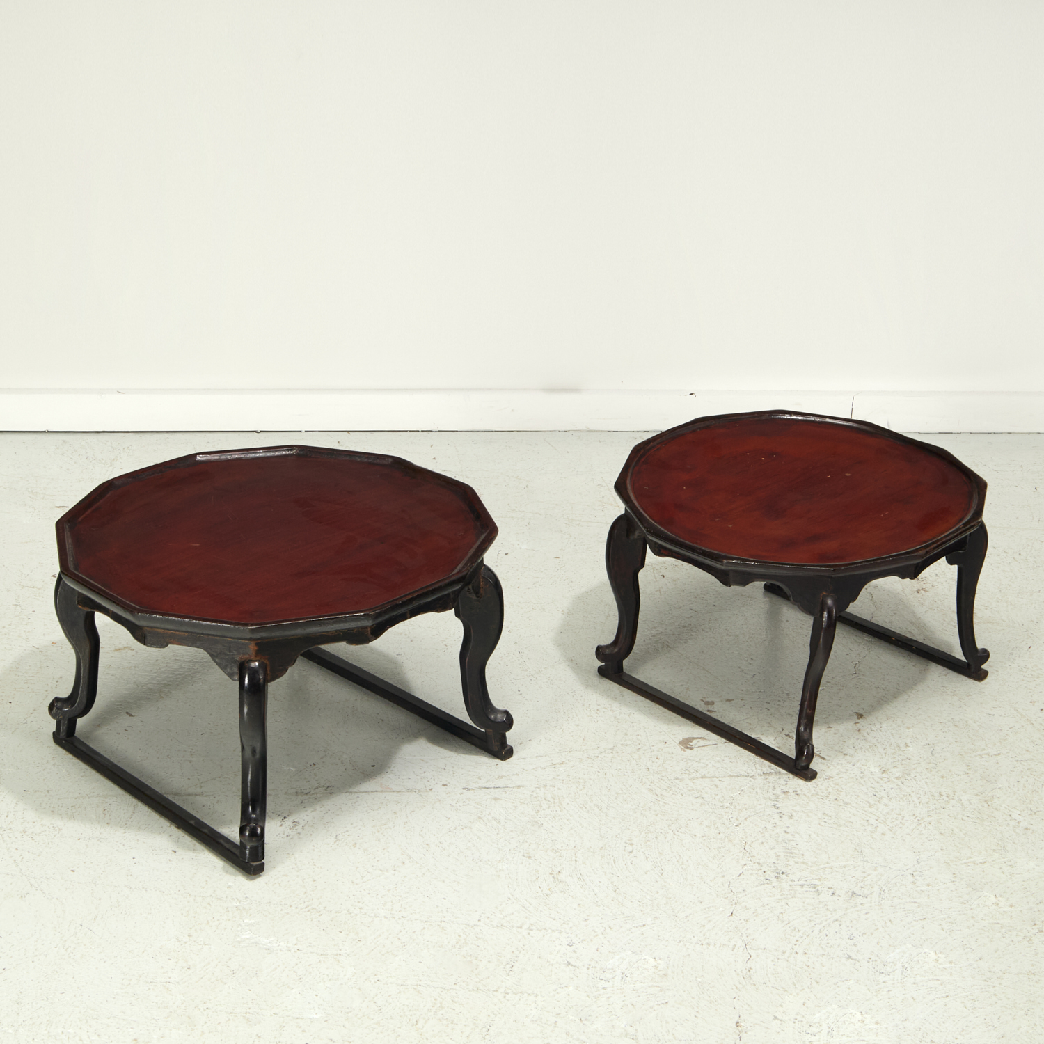 PAIR ANTIQUE KOREAN SOBAN TABLES