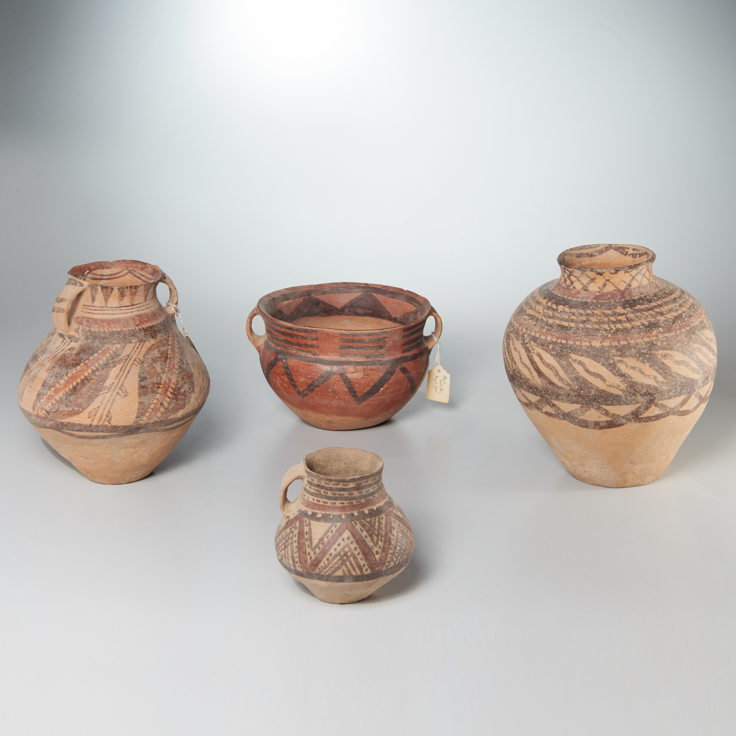 GROUP (4) CHINESE NEOLITHIC STYLE