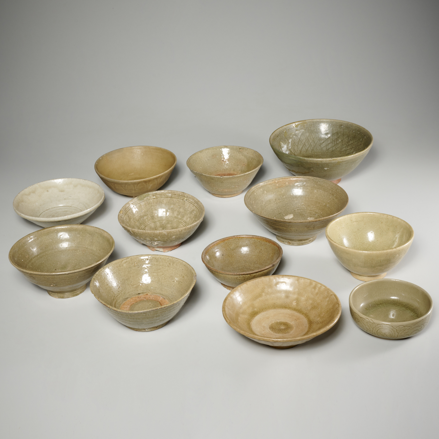 GROUP 12 ANTIQUE ASIAN CELADON 3611eb