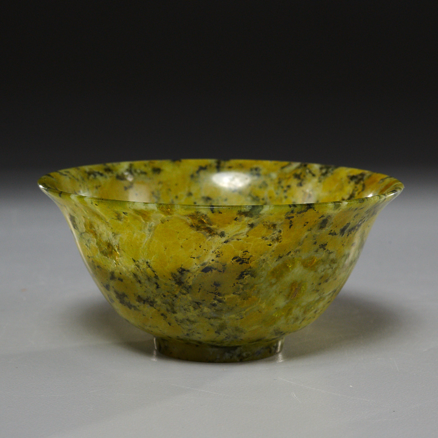 CHINESE SPINACH GREEN JADE BOWL 36120c