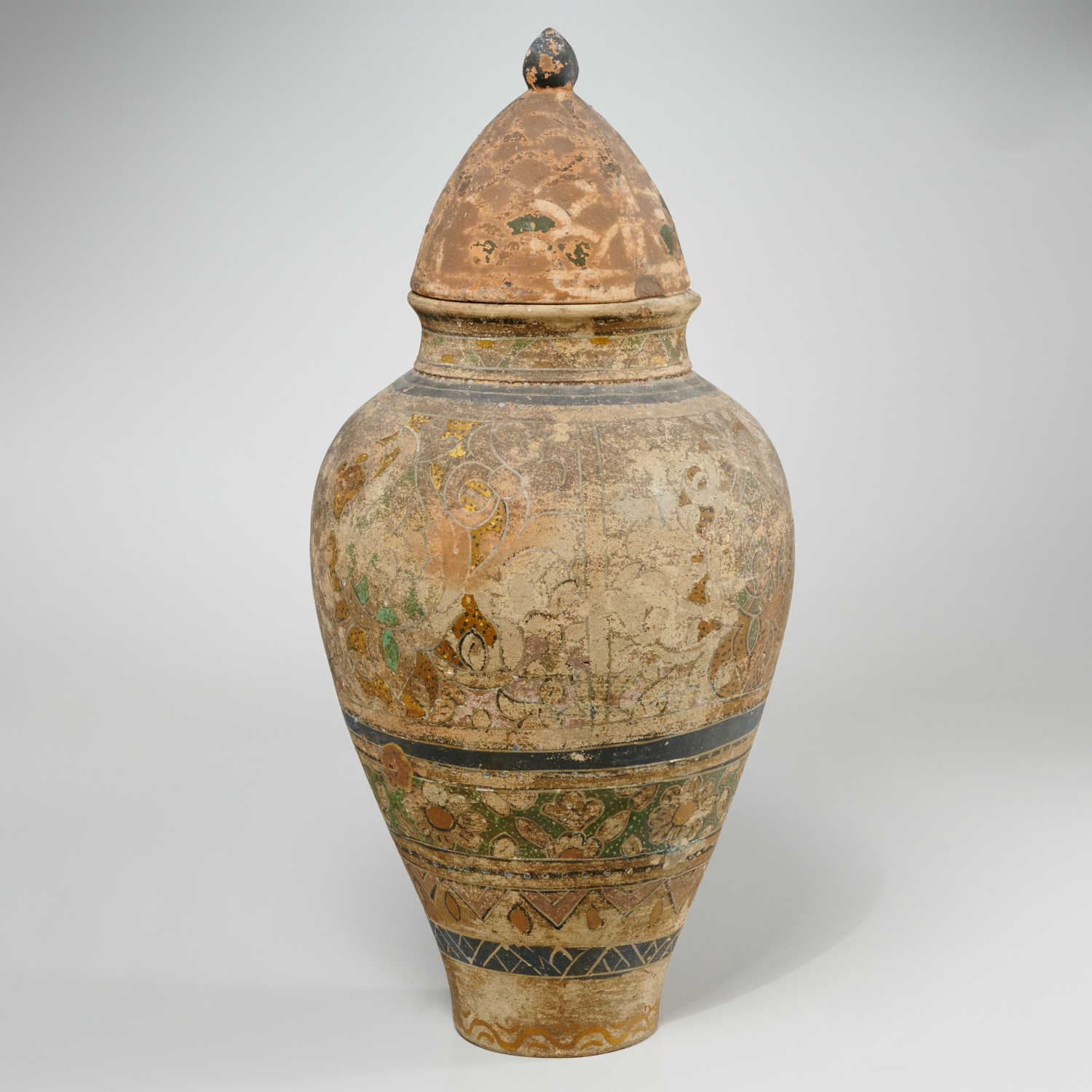 LARGE NORTH AFRICAN PAINTED TERRACOTTA 361230