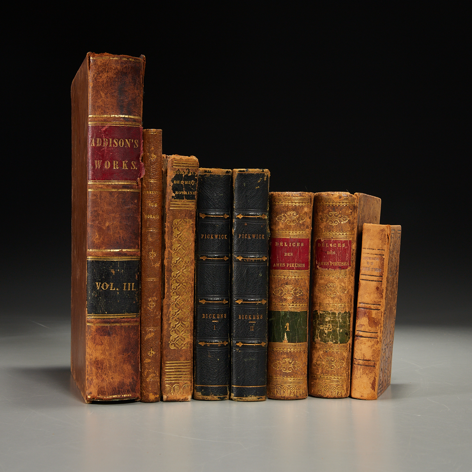 (8) VOLS., LEATHERBOUND BOOKS,