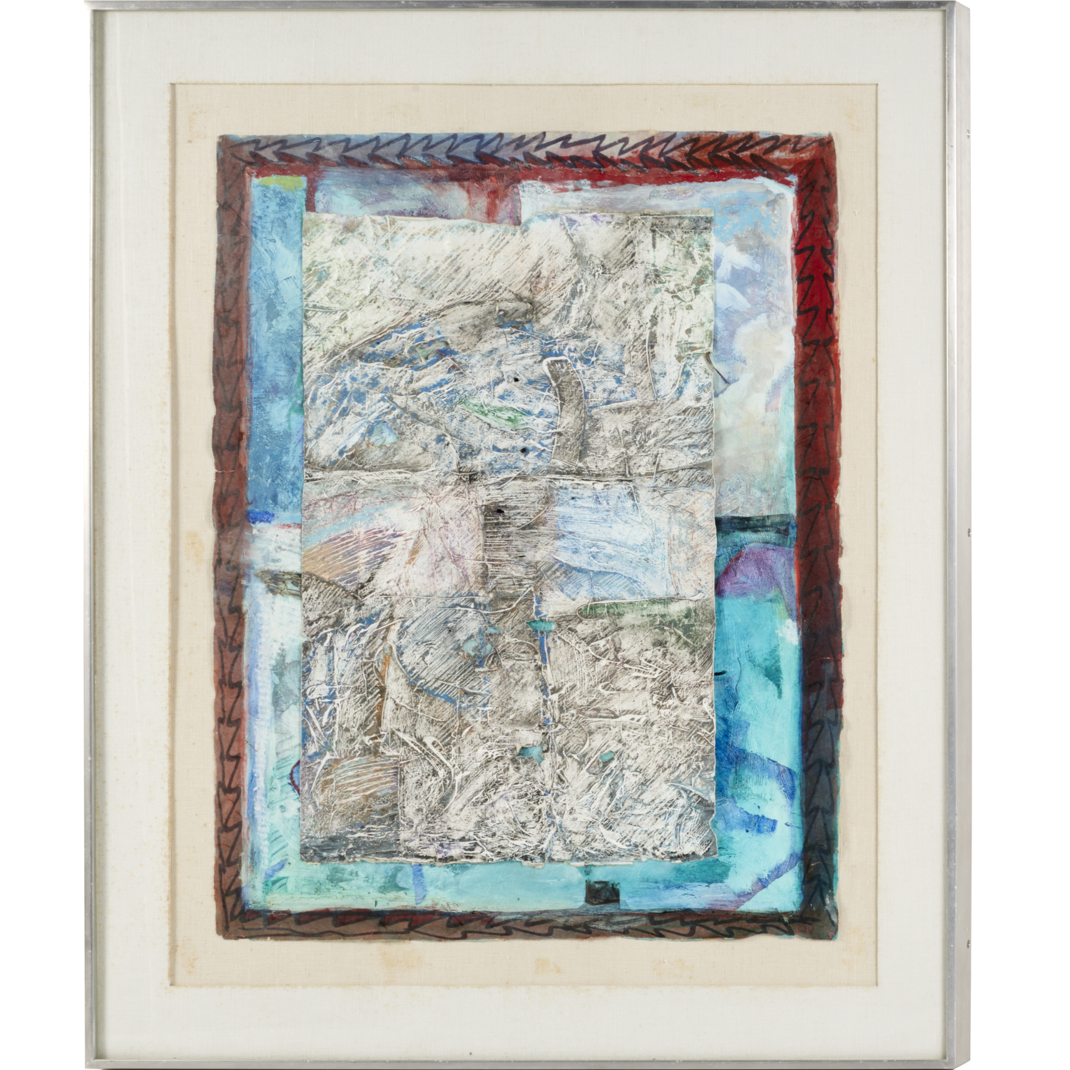 MICHAEL ROSCH, MIXED MEDIA COLLAGE,