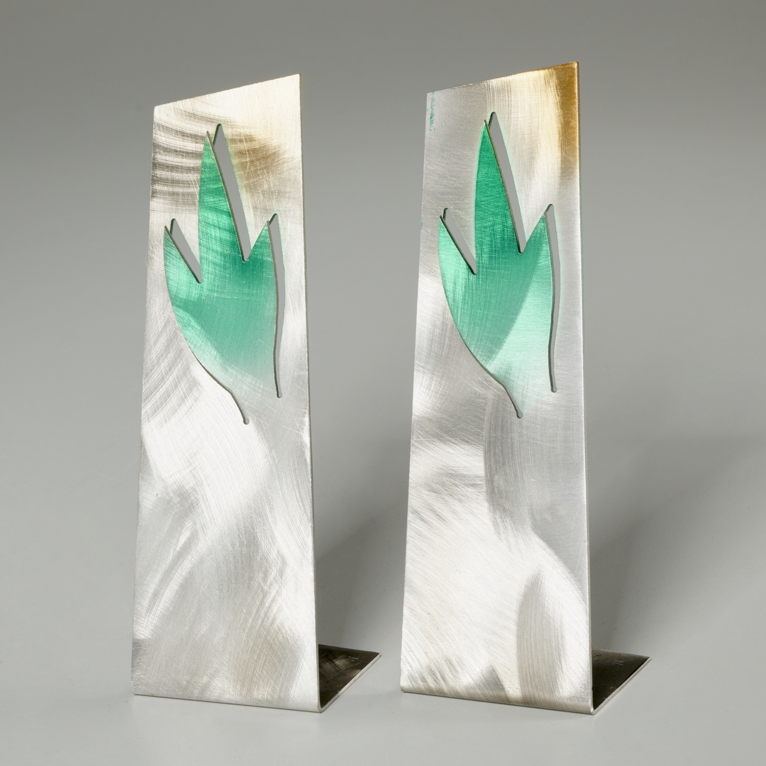 ZIGI BEN HAIM 2 ALUMINUM SCULPTURES  361379