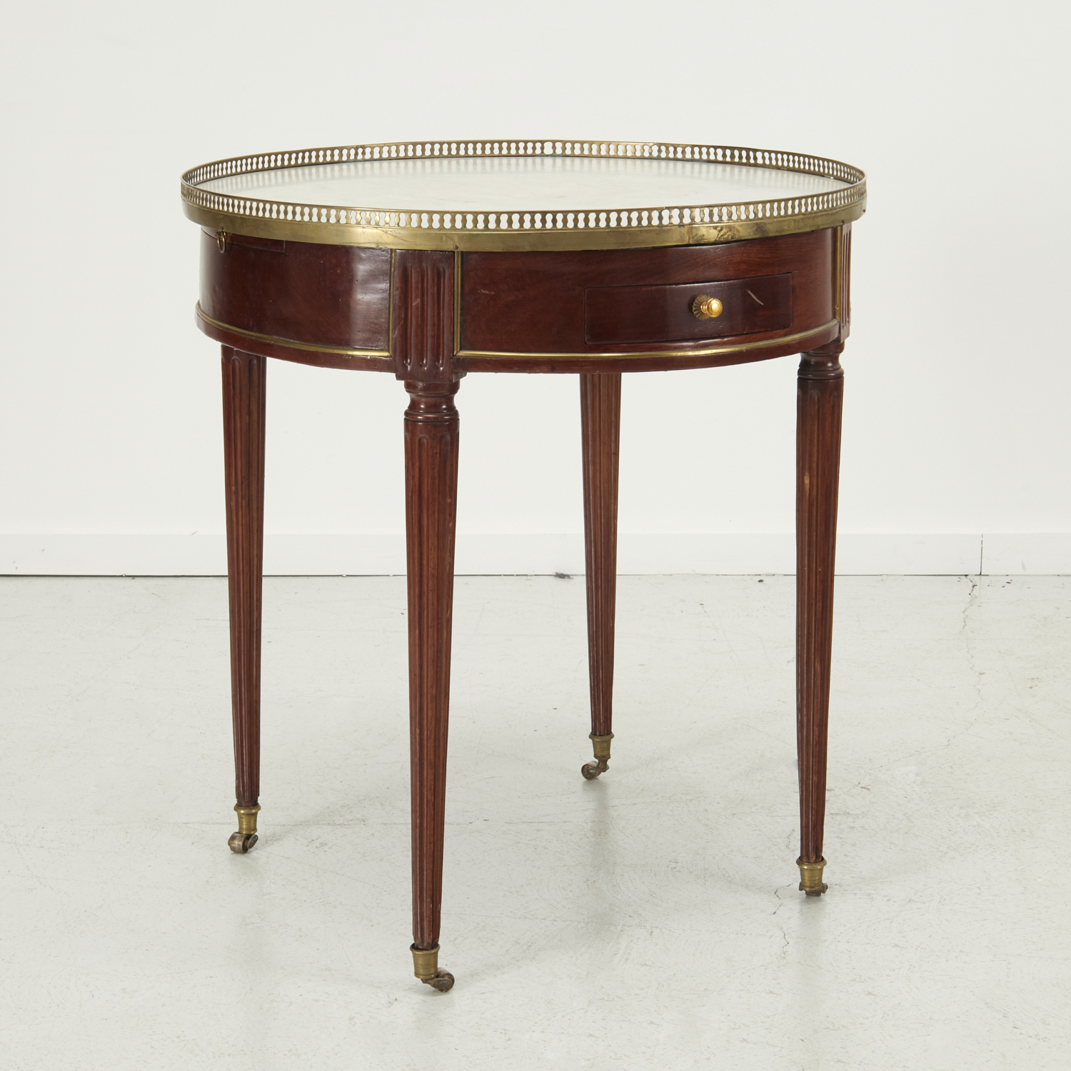 PERIOD LOUIS XVI MAHOGANY BOUILLOTTE