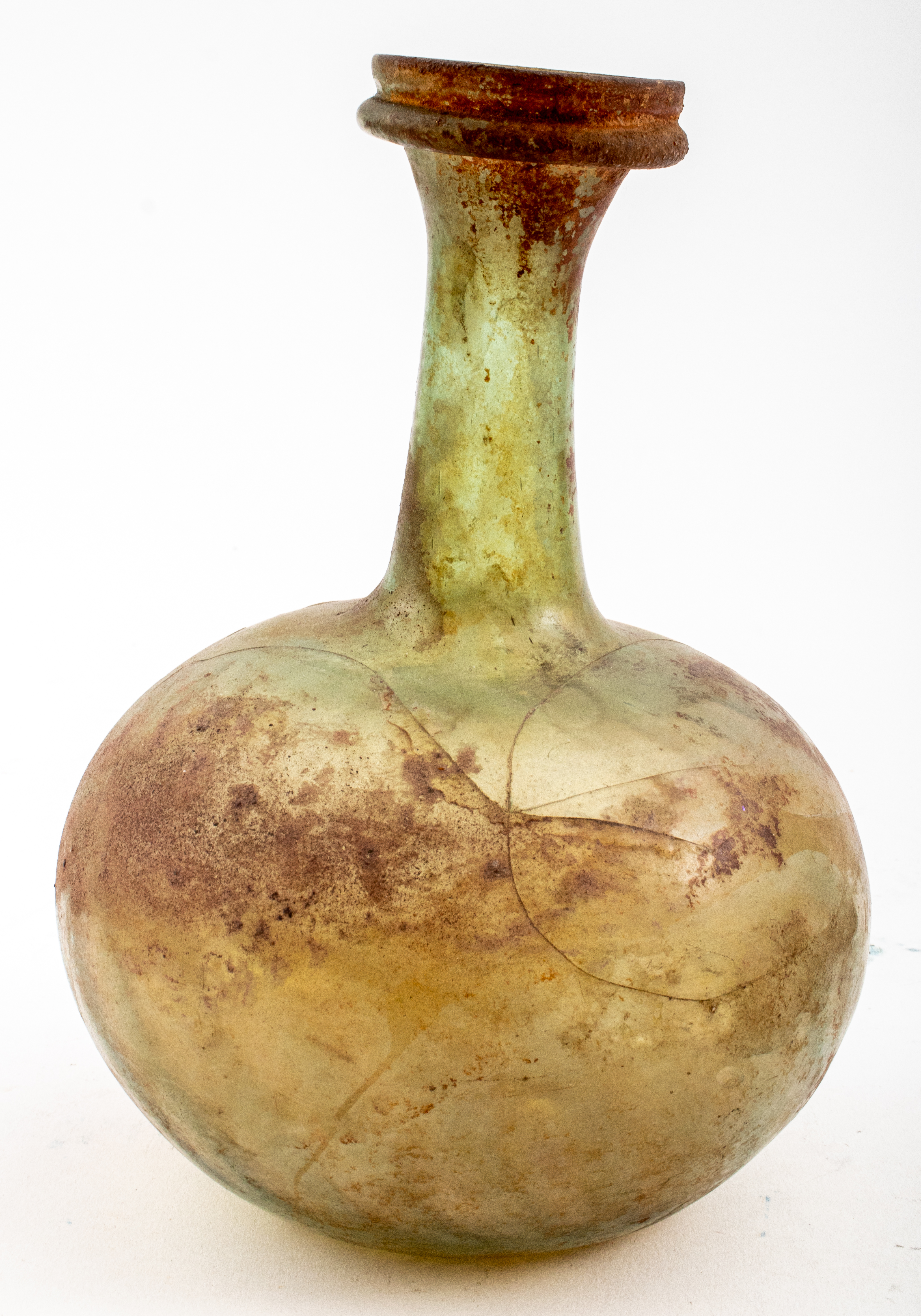 ANCIENT ROMAN APPLE FORM GLASS 363af6