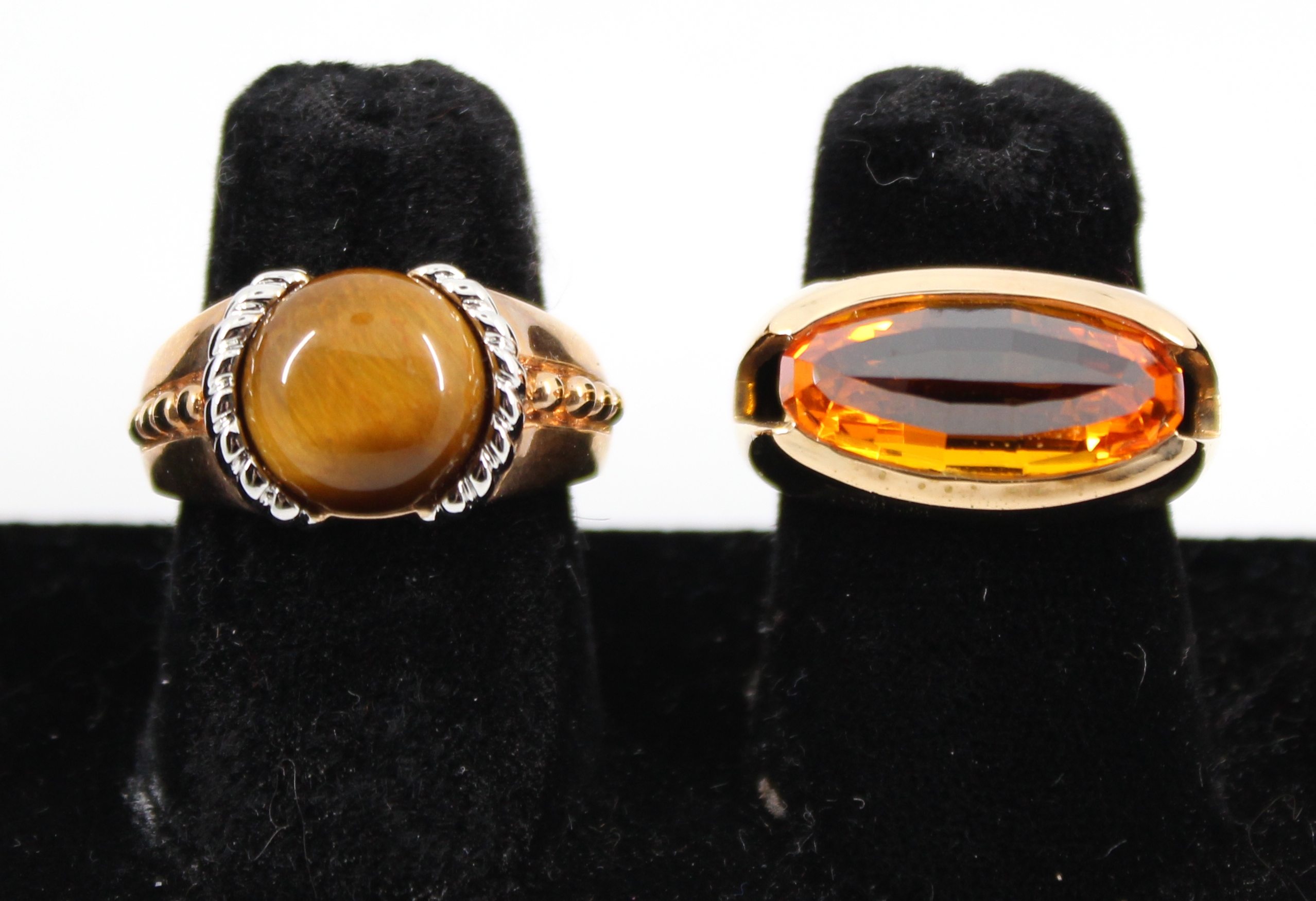 VERMEIL TIGER S EYE ORANGE STONE 363c8e