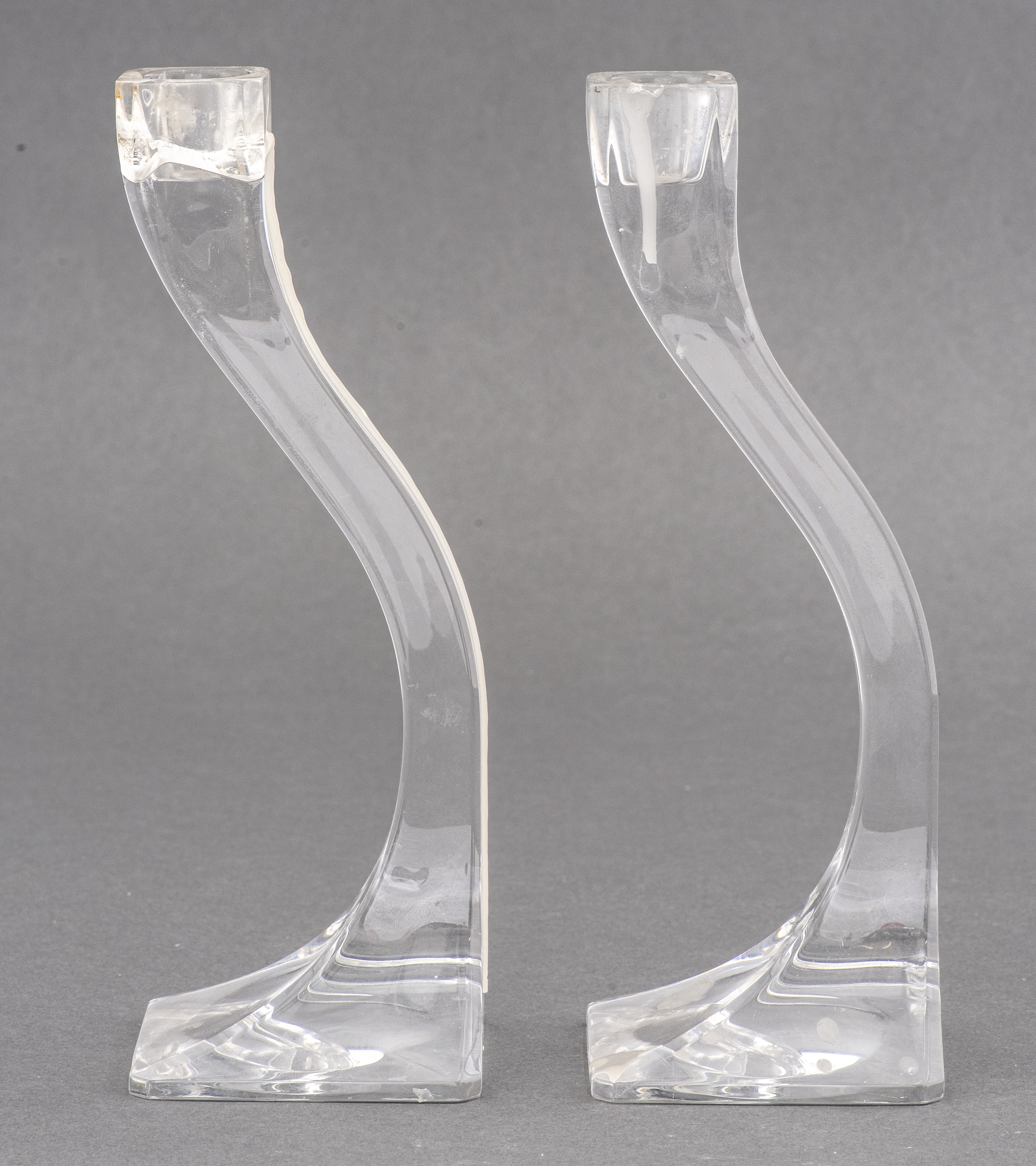 RIEDEL CRYSTAL GLASS CANDLESTICKS  363c88