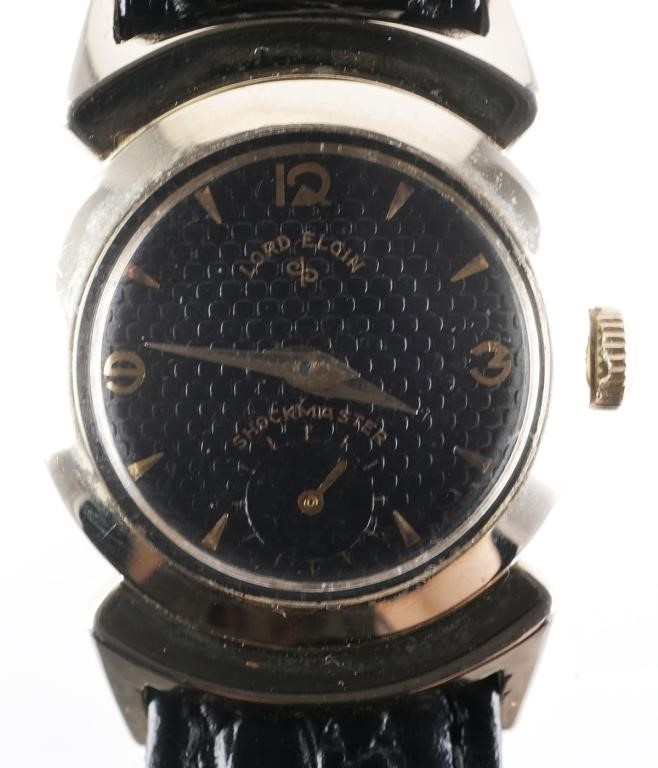 1950S LORD ELGIN BLACK KNIGHT WATCHVintage