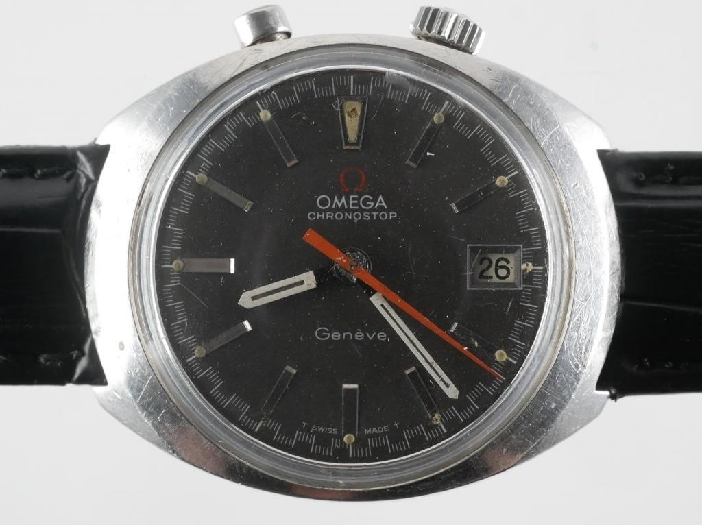 1960S OMEGA CHRONOSTOP DRIVER WATCHLate