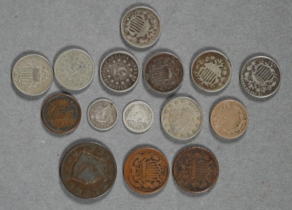 15 US COINS FROM 19CIncludes seven 363d90