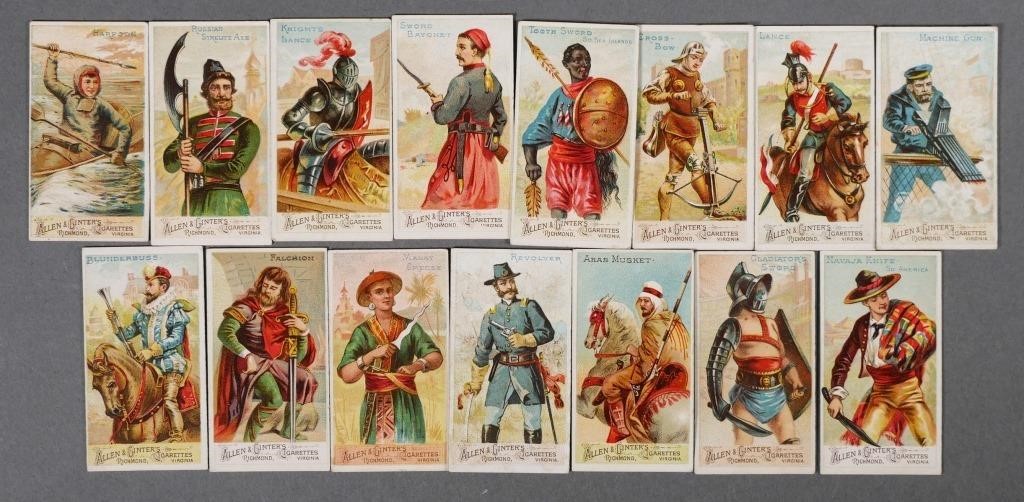 ALLEN & GINTER WEAPONS CIGARETTE CARDS15