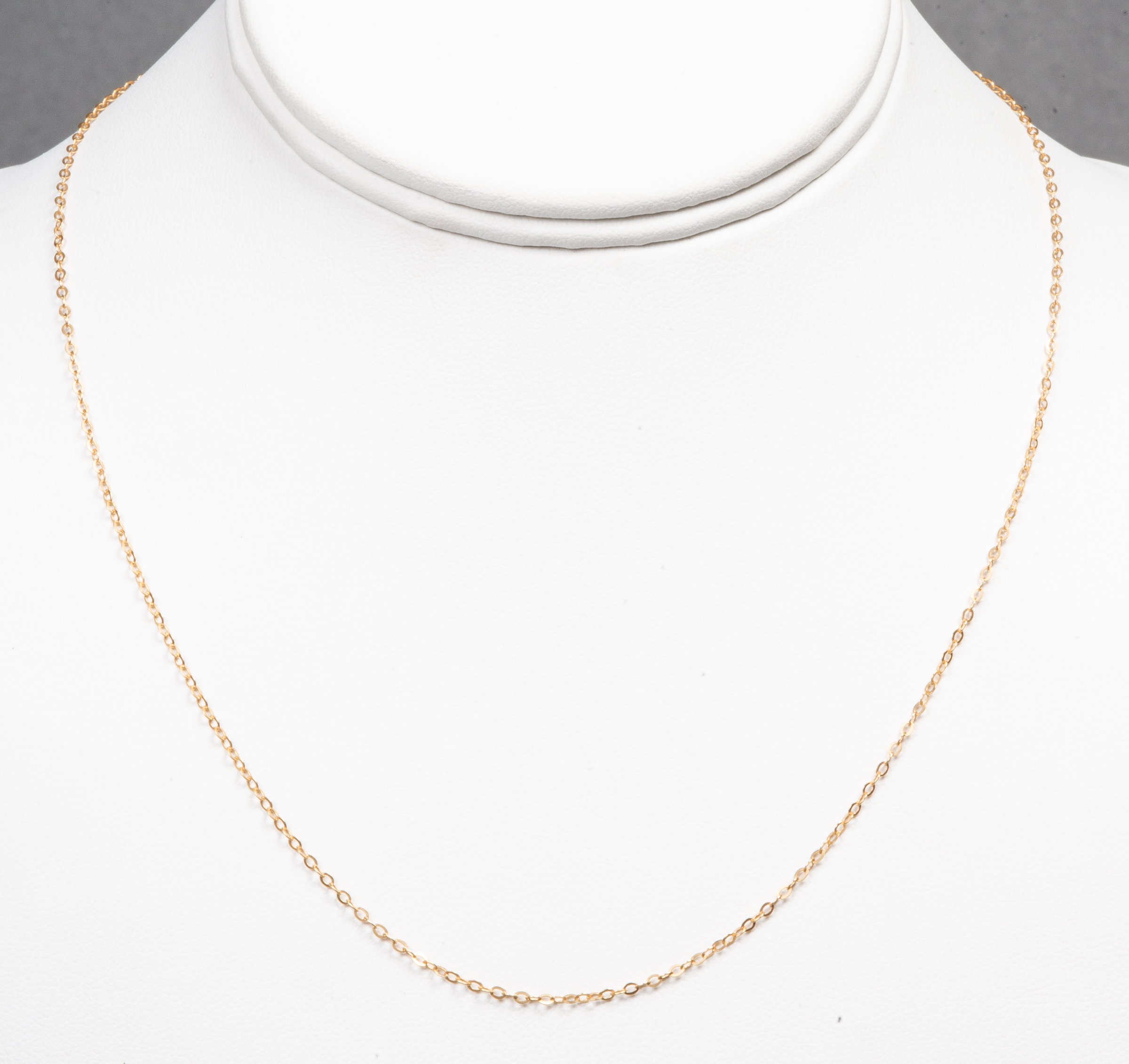 10K YELLOW GOLD CABLE CHAIN NECKLACE 363e1c