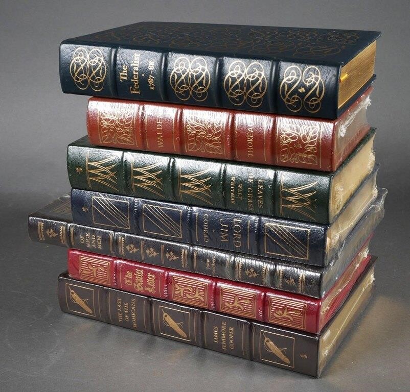 EASTON PRESS BOOKS 7 LEATHERIncludes 363e3a