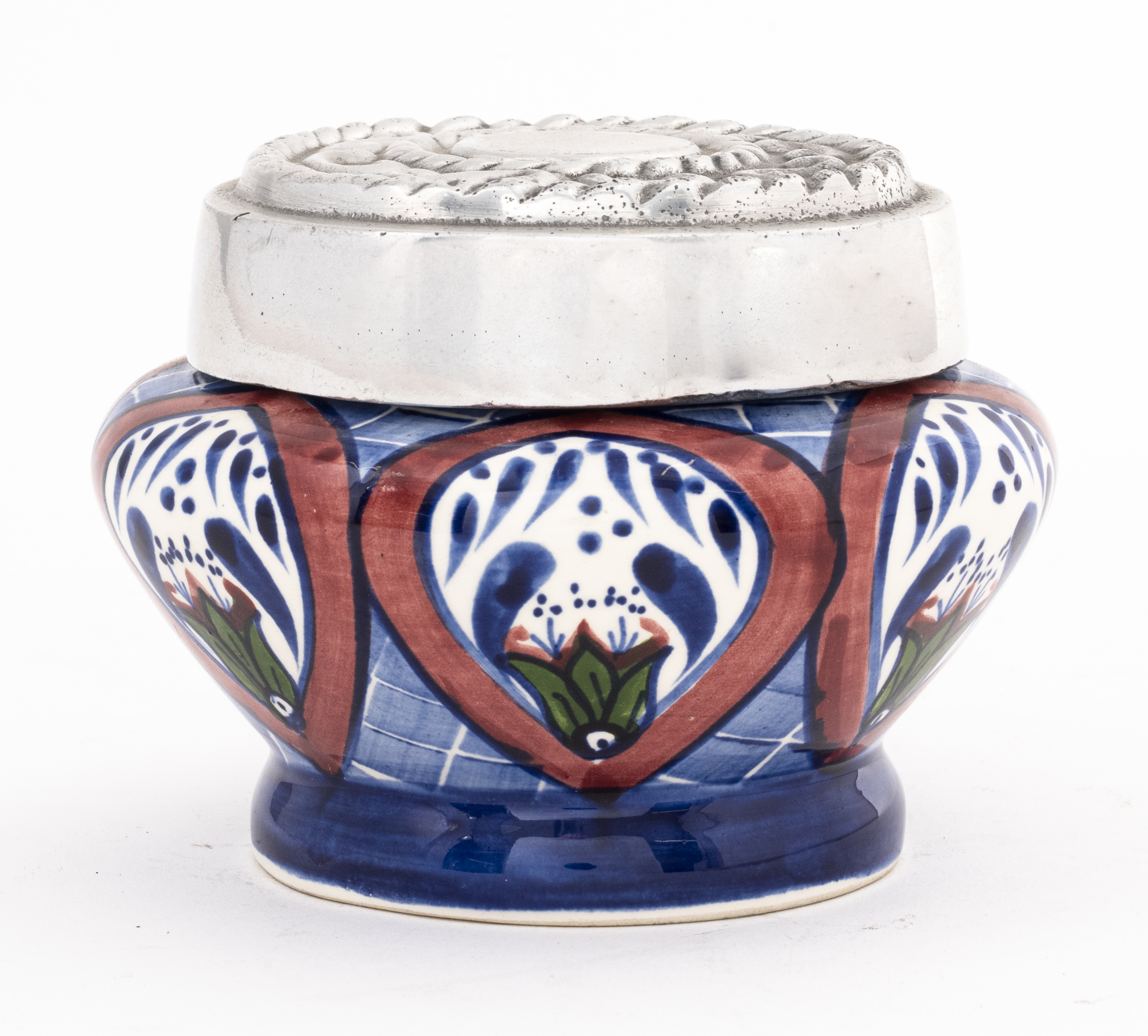 MEXICAN DECORATIVE CERAMIC JAR 363e3b