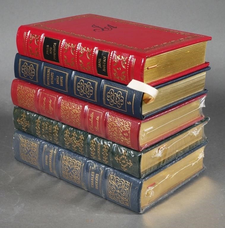 EASTON PRESS BOOKS 5 LEATHERIncludes 363e3c