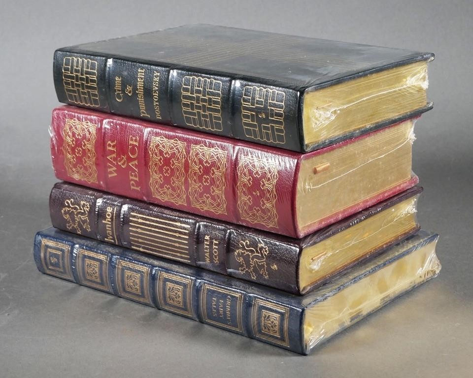 EASTON PRESS BOOKS (4) LEATHERIncludes