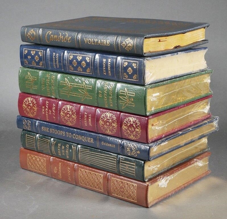 EASTON PRESS BOOKS 7 LEATHERIncludes 363e38