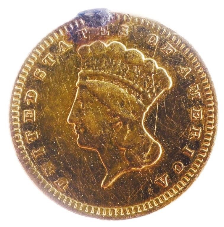 1873 US $1 GOLD COIN1873 Large