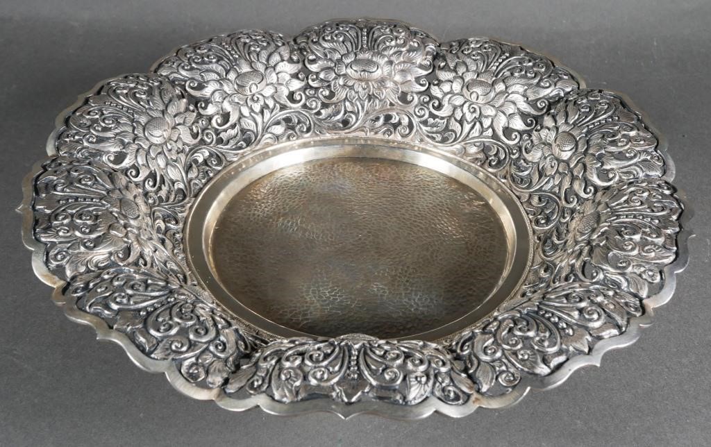 CONTINENTAL 800 SILVER REPOUSSE OPENWORK