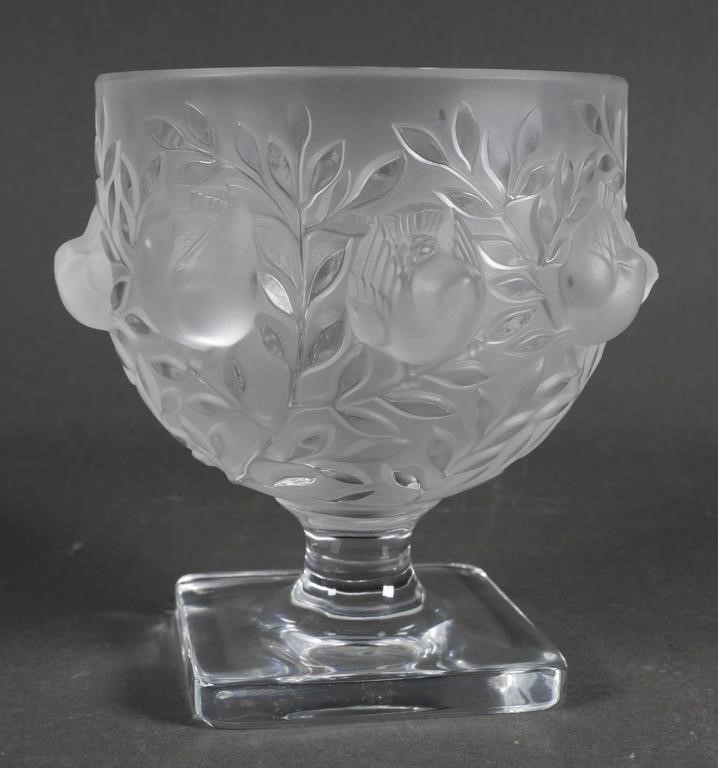 LALIQUE ELIZABETH CRYSTAL VASELalique 363f43