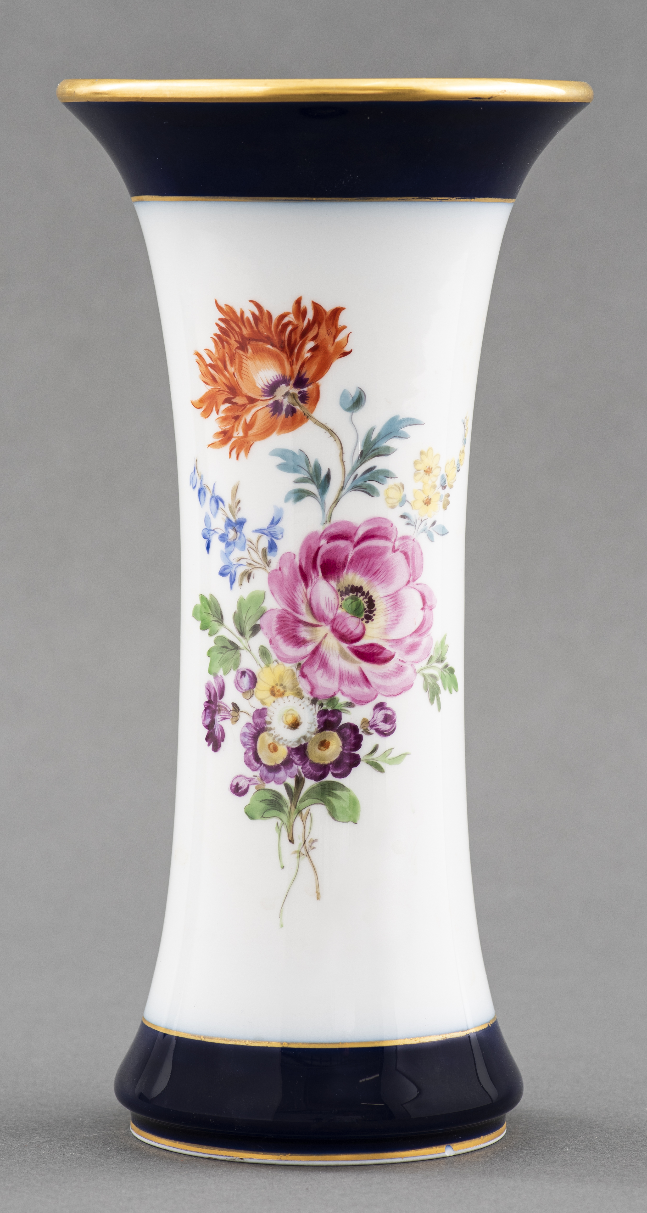 MEISSEN PARCEL GILT PORCELAIN FLORAL