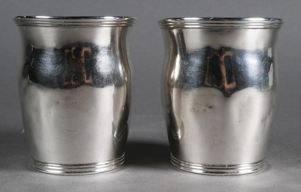 2 SOUTHERN COIN SILVER MINT JULEP